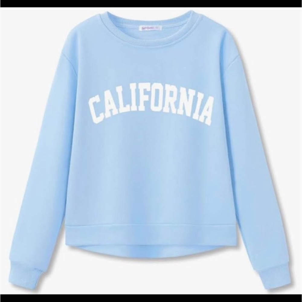 Blue CALIFORNIA Sweatshirt.